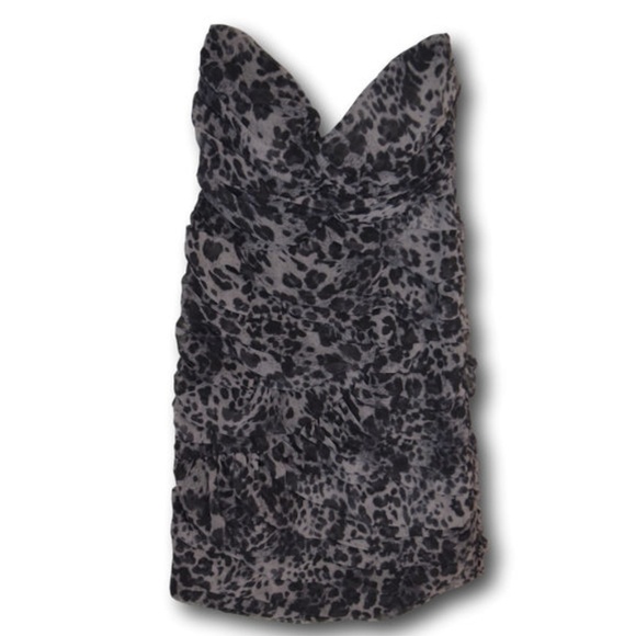 Sweet Color Dresses & Skirts - Sweet Color Animal Print Rushed Mini Dress S